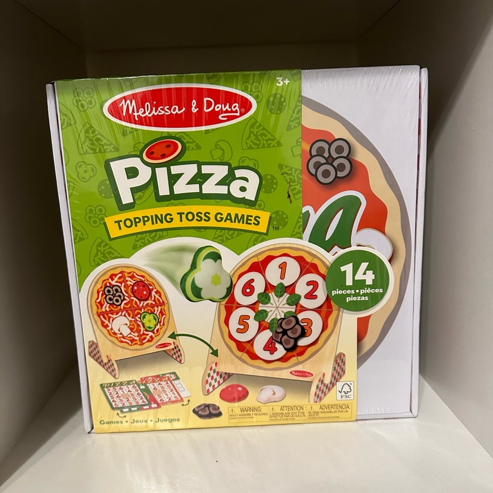 Melissa & Doug Pizza Topping Toss Game - Green